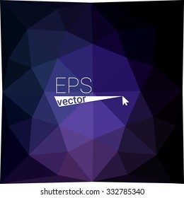 multicolor dark purple geometric rumpled triangular low poly style gradient illustration graphic background. Vector polygonal design for your business.