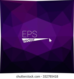 multicolor dark purple geometric rumpled triangular low poly style gradient illustration graphic background. Vector polygonal design for your business.