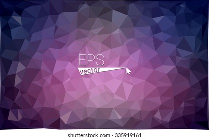 multicolor dark purple geometric rumpled triangular low poly style gradient illustration graphic background. Vector polygonal design for your business.