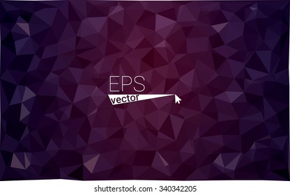 multicolor dark purple geometric rumpled triangular low poly style gradient illustration graphic background. Vector polygonal design for your business.