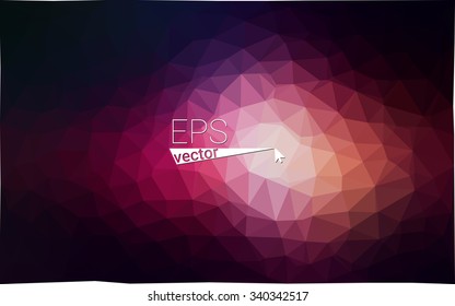 multicolor dark purple geometric rumpled triangular low poly style gradient illustration graphic background. Vector polygonal design for your business.