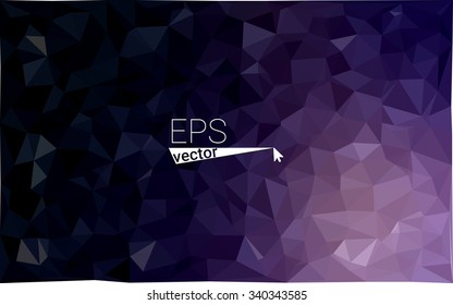 multicolor dark purple geometric rumpled triangular low poly style gradient illustration graphic background. Vector polygonal design for your business.