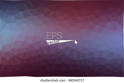 multicolor dark purple geometric rumpled triangular low poly style gradient illustration graphic background. Vector polygonal design for your business.