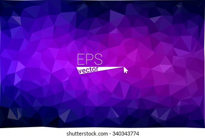 multicolor dark purple geometric rumpled triangular low poly style gradient illustration graphic background. Vector polygonal design for your business.