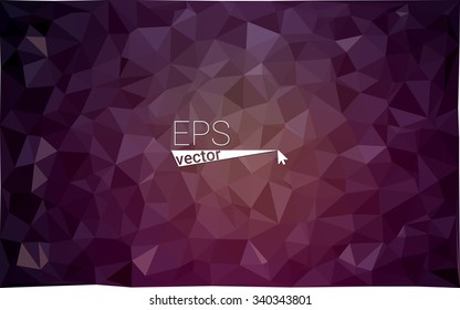 multicolor dark purple geometric rumpled triangular low poly style gradient illustration graphic background. Vector polygonal design for your business.