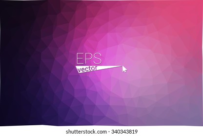 multicolor dark purple geometric rumpled triangular low poly style gradient illustration graphic background. Vector polygonal design for your business.