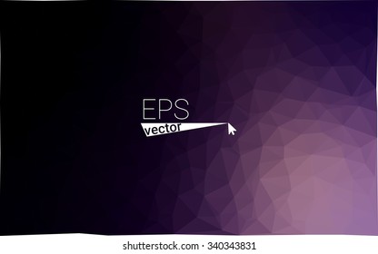 multicolor dark purple geometric rumpled triangular low poly style gradient illustration graphic background. Vector polygonal design for your business.