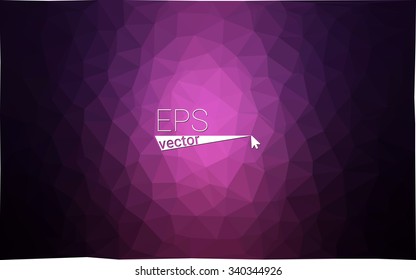 multicolor dark purple geometric rumpled triangular low poly style gradient illustration graphic background. Vector polygonal design for your business.