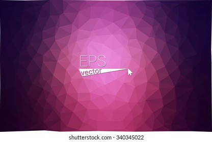 multicolor dark purple geometric rumpled triangular low poly style gradient illustration graphic background. Vector polygonal design for your business.