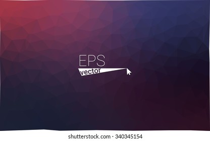 multicolor dark purple geometric rumpled triangular low poly style gradient illustration graphic background. Vector polygonal design for your business.