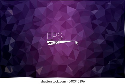 multicolor dark purple geometric rumpled triangular low poly style gradient illustration graphic background. Vector polygonal design for your business.