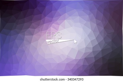 multicolor dark purple geometric rumpled triangular low poly style gradient illustration graphic background. Vector polygonal design for your business.
