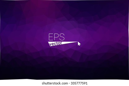 multicolor dark purple, pink geometric rumpled triangular low poly style gradient illustration graphic background. Vector polygonal design for your business.