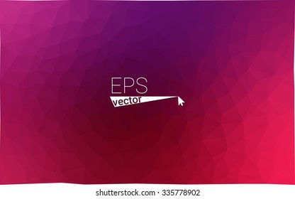 multicolor dark purple, pink geometric rumpled triangular low poly style gradient illustration graphic background. Vector polygonal design for your business.