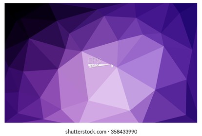 Multicolor dark purple, pink geometric rumpled triangular low poly origami style gradient illustration graphic background. Vector polygonal design for your business.