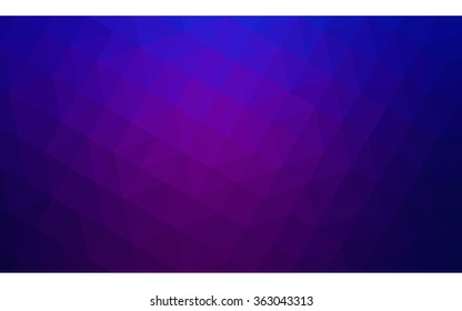 Multicolor dark purple, pink polygonal illustration, which consist of triangles. Geometric background in Origami style with gradient. Triangular design for your business in vector.