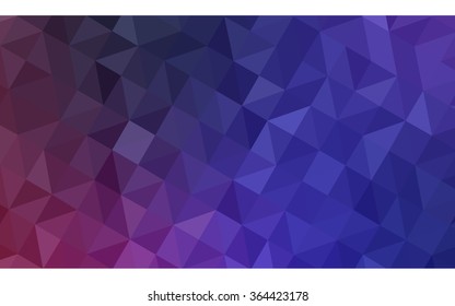 Multicolor dark purple, pink polygonal illustration, which consist of triangles. Geometric background in Origami style with gradient. Triangular design for your business in vector.