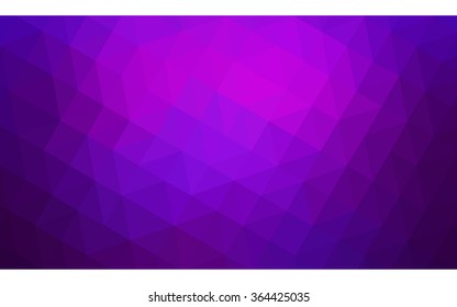Multicolor dark purple, pink polygonal illustration, which consist of triangles. Geometric background in Origami style with gradient. Triangular design for your business in vector.