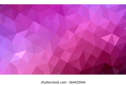 Multicolor dark purple, pink polygonal illustration, which consist of triangles. Geometric background in Origami style with gradient. Triangular design for your business in vector.