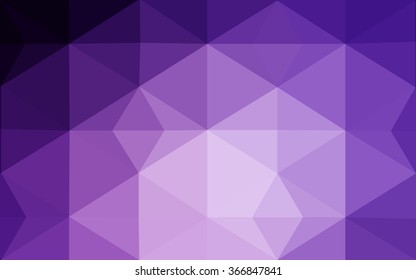 Multicolor dark purple, pink polygonal illustration, which consist of triangles. Geometric background in Origami style with gradient. Triangular design for your business.