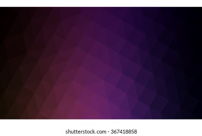 Multicolor dark purple, pink polygonal illustration, which consist of triangles. Geometric background in Origami style with gradient. Triangular design for your business.