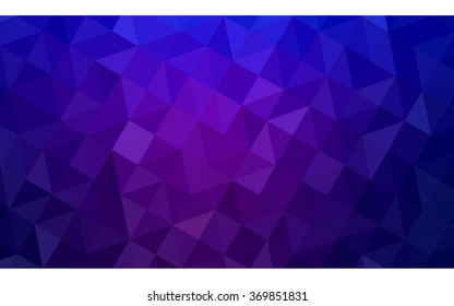 Multicolor dark purple, pink polygonal illustration, which consist of triangles. Geometric background in Origami style with gradient. Triangular design for your business.