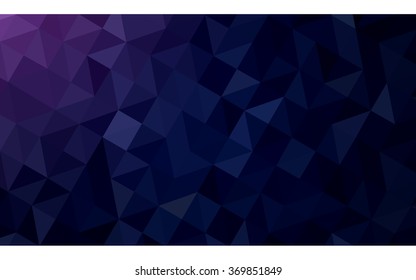 Multicolor dark purple, pink polygonal illustration, which consist of triangles. Geometric background in Origami style with gradient. Triangular design for your business.