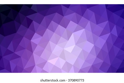 Multicolor dark purple, pink polygonal illustration, which consist of triangles. Geometric background in Origami style with gradient. Triangular design for your business.