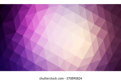 Multicolor dark purple, pink polygonal illustration, which consist of triangles. Geometric background in Origami style with gradient. Triangular design for your business.