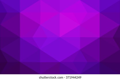 Multicolor dark purple, pink polygonal illustration, which consist of triangles. Geometric background in Origami style with gradient. Triangular design for your business.