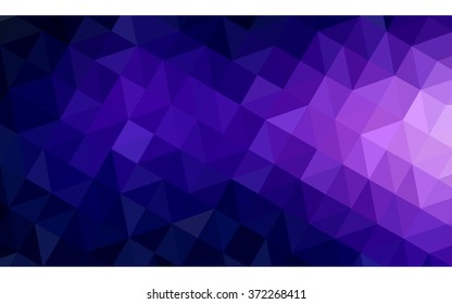 Multicolor dark purple, pink polygonal illustration, which consist of triangles. Geometric background in Origami style with gradient. Triangular design for your business.