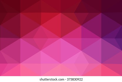 Multicolor dark purple, pink polygonal illustration, which consist of triangles. Geometric background in Origami style with gradient. Triangular design for your business.