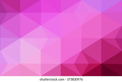 Multicolor dark purple, pink polygonal illustration, which consist of triangles. Geometric background in Origami style with gradient. Triangular design for your business.