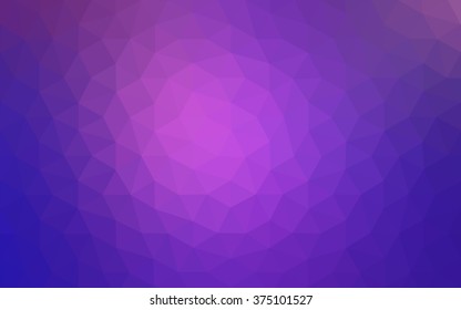 Multicolor dark purple, pink polygonal illustration, which consist of triangles. Geometric background in Origami style with gradient. Triangular design for your business.