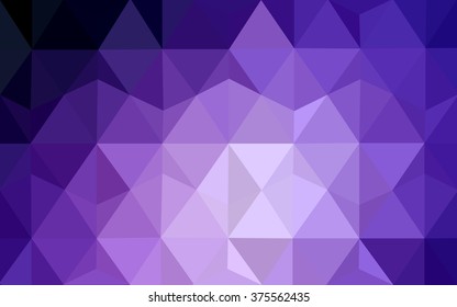 Multicolor dark purple, pink polygonal illustration, which consist of triangles. Geometric background in Origami style with gradient. Triangular design for your business.