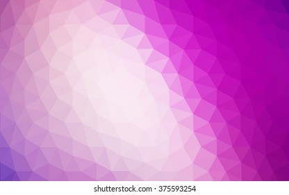 Multicolor dark purple, pink polygonal illustration, which consist of triangles. Geometric background in Origami style with gradient. Triangular design for your business.