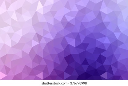 Multicolor dark purple, pink polygonal illustration, which consist of triangles. Geometric background in Origami style with gradient. Triangular design for your business.