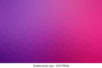 Multicolor dark purple, pink polygonal illustration, which consist of triangles. Geometric background in Origami style with gradient. Triangular design for your business.