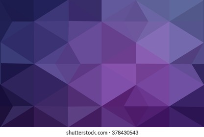Multicolor dark purple, pink polygonal illustration, which consist of triangles. Geometric background in Origami style with gradient. Triangular design for your business.
