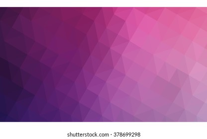 Multicolor dark purple, pink polygonal illustration, which consist of triangles. Geometric background in Origami style with gradient. Triangular design for your business.