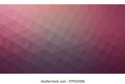 Multicolor dark purple, pink polygonal illustration, which consist of triangles. Geometric background in Origami style with gradient. Triangular design for your business.