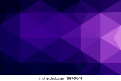 Multicolor dark purple, pink polygonal illustration, which consist of triangles. Geometric background in Origami style with gradient. Triangular design for your business.