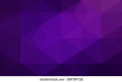 Multicolor dark purple, pink polygonal illustration, which consist of triangles. Geometric background in Origami style with gradient. Triangular design for your business.
