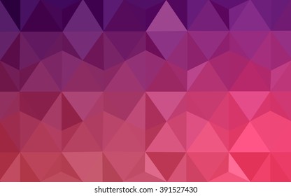 Multicolor dark purple, pink polygonal illustration, which consist of triangles. Geometric background in Origami style with gradient. Triangular design for your business.