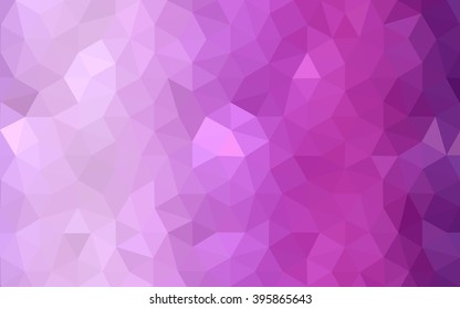 Multicolor dark purple, pink polygonal illustration, which consist of triangles. Geometric background in Origami style with gradient. Triangular design for your business.