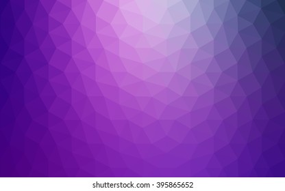 Multicolor dark purple, pink polygonal illustration, which consist of triangles. Geometric background in Origami style with gradient. Triangular design for your business.