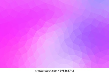 Multicolor dark purple, pink polygonal illustration, which consist of triangles. Geometric background in Origami style with gradient. Triangular design for your business.