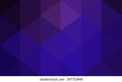 Multicolor dark purple, pink polygonal illustration, which consist of triangles. Geometric background in Origami style with gradient. Triangular design for your business.