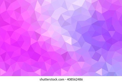 Multicolor dark purple, pink polygonal illustration, which consist of triangles. Geometric background in Origami style with gradient. Triangular design for your business.
