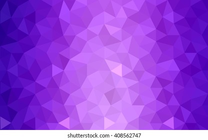 Multicolor dark purple, pink polygonal illustration, which consist of triangles. Geometric background in Origami style with gradient. Triangular design for your business.